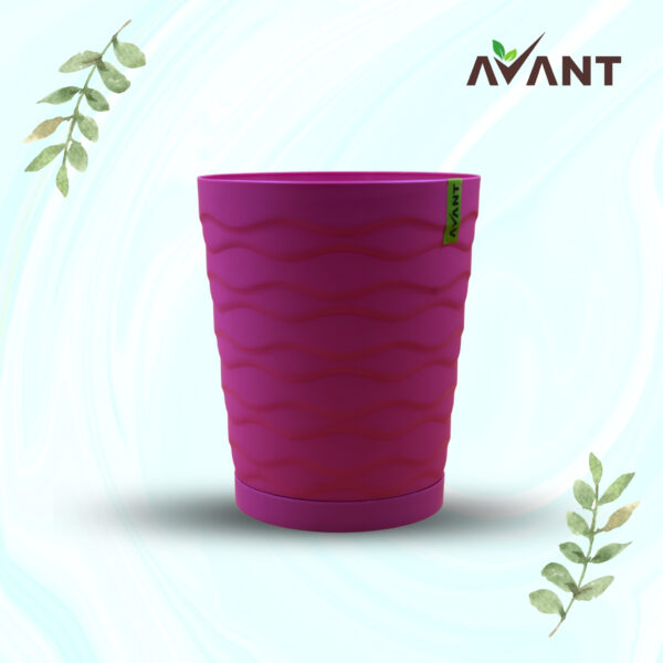 Wave self watering pot