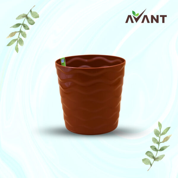 Wave self watering pots